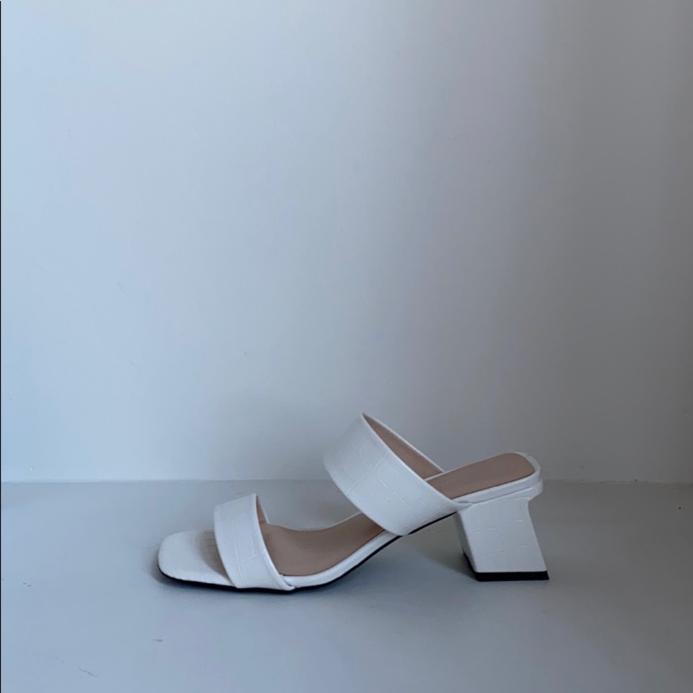ASOS Crocodile Sandal heel